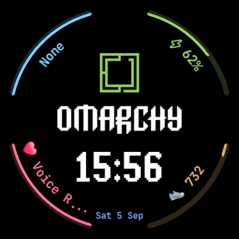 Omarchy Watch Face on Galaxy Watch Ultra